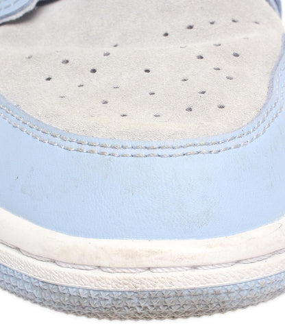 ナイキ ローカットスニーカー FootballGrey Aluminum White WMNS AIR JORDAN 1 LOW DC0774‐050 レディース SIZE 25.5 (XL) NIKE