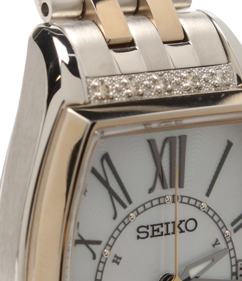 SEIKO 腕時計 lk ルキア ソーラー シェル 1B32-0AR0 レディース