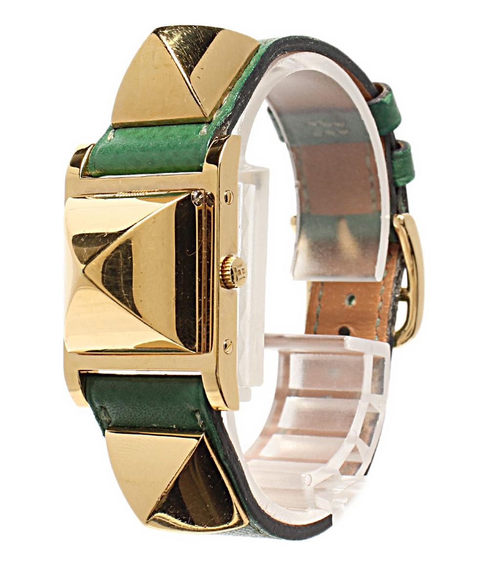 HERMES 腕時計 クオーツ ホワイト ME1.201 レディース エルメス