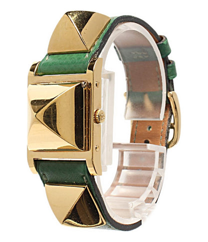 HERMES 腕時計 クオーツ ホワイト ME1.201 レディース エルメス