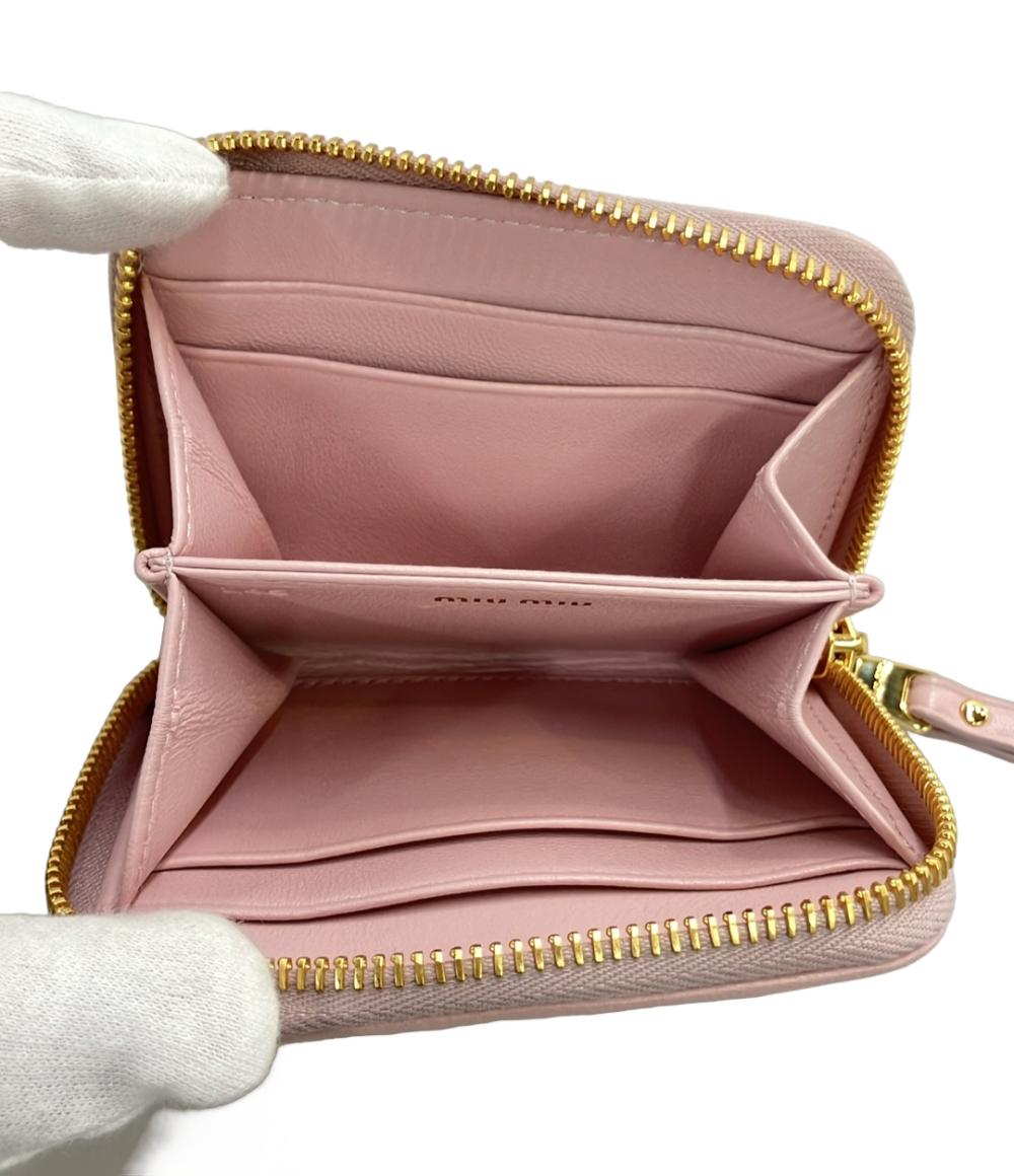 美品 MiuMiu コインケース カードケース マテラッセ マトラッセ レディース ミュウミュウ
