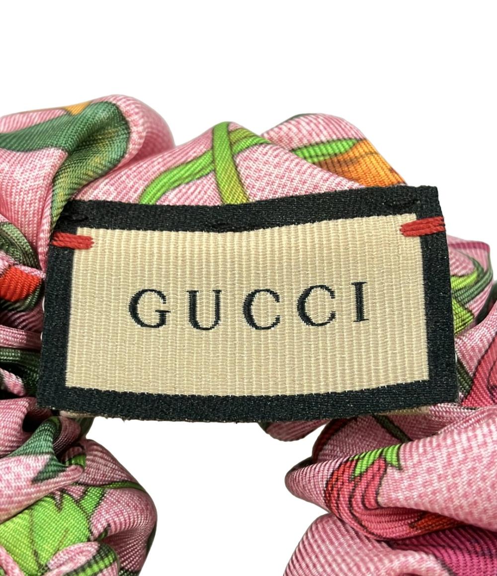 美品 グッチ シュシュ 2個セット シルク100% 765564 レディース GUCCI