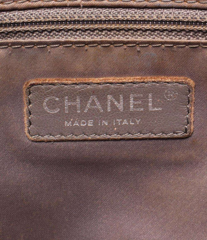 CHANEL チェーンショルダーバッグ トートバッグ 肩掛け キャビアスキン シルバー金具 マトラッセ レディース シャネル
