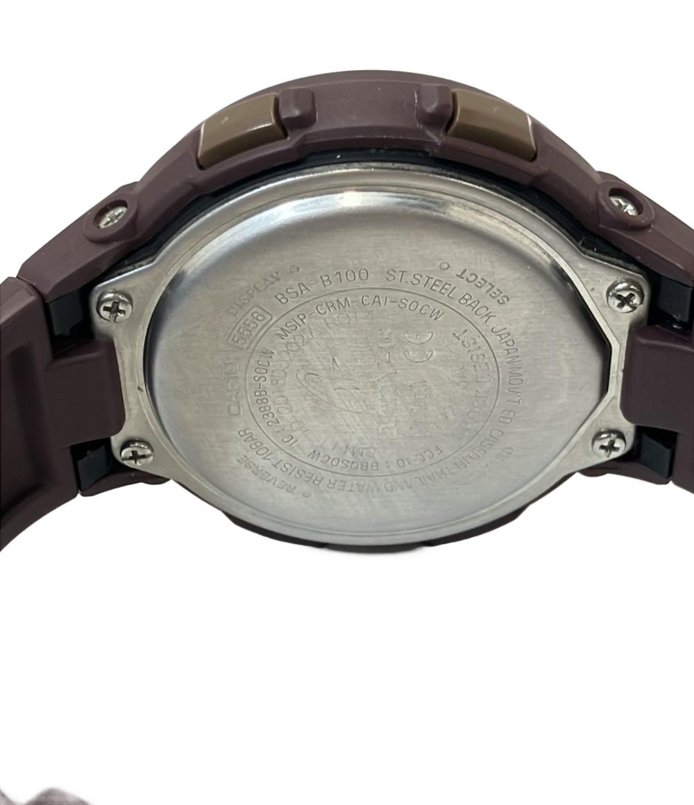 カシオ 腕時計 BABY-G ステップトラッカー クオーツ ブラウン BSA-B100 レディース CASIO