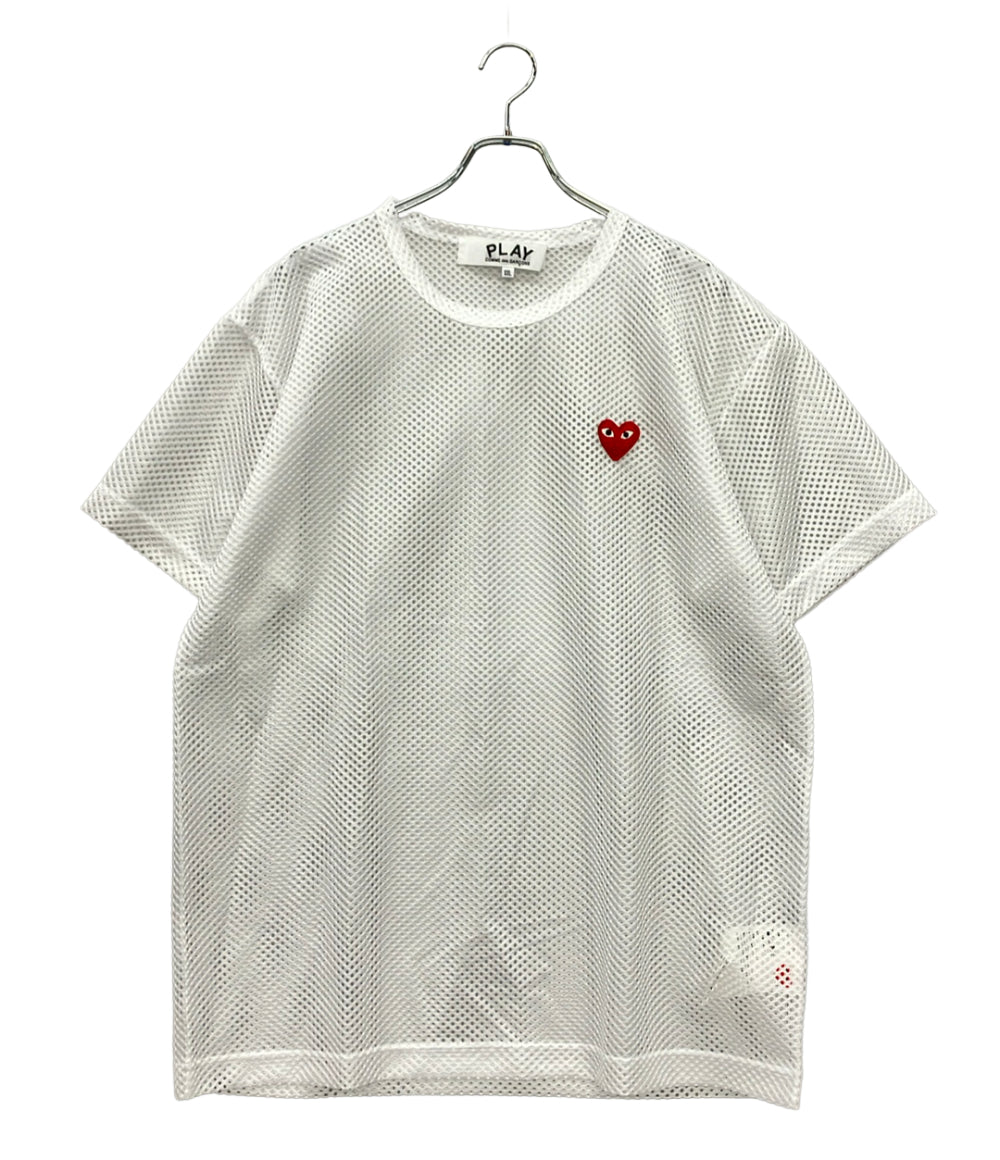 美品 PLAY COMME des GARCONS 半袖Tシャツ メッシュ メンズ SIZE XXL
