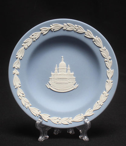 美品 ウェッジウッド ミニプレート 飾り皿 11cm ジャスパー ST PAUL'S CATHEDRAL WEDGWOOD