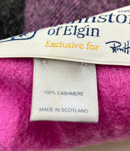 Johnstons of Elgin マフラー ストール カシミヤ 100% 大判 レディース ジョンストンズ オブ エルガン