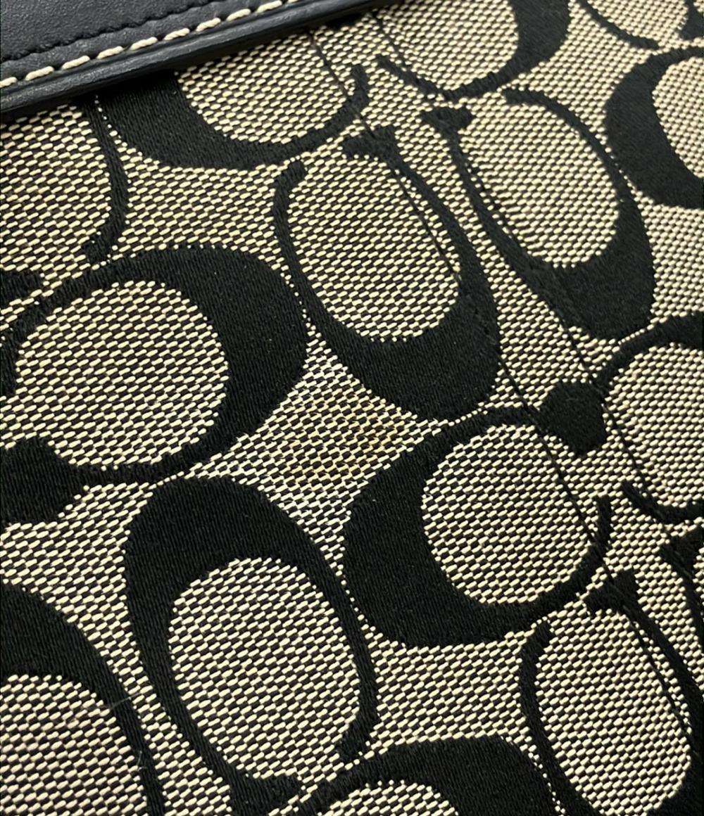 COACH トートバッグ ショルダーバッグ 肩掛け シグネチャー 8K07