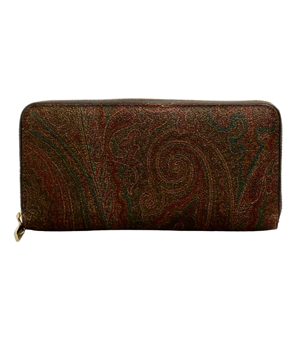 ETRO ラウンドファスナー長財布 レディース メンズ エトロ