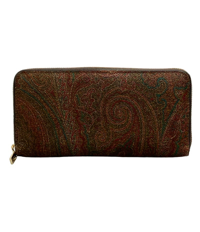 ETRO ラウンドファスナー長財布 レディース メンズ エトロ