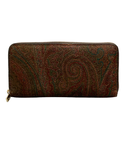 ETRO ラウンドファスナー長財布 レディース メンズ エトロ
