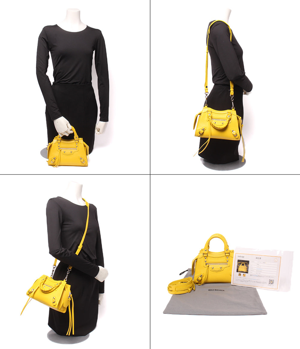BALENCIAGA 2WAY ハンドバッグ ショルダーバッグ 肩掛け 斜め掛け ネオ クラシック シティ ミニ 638524 レディース バレンシアガ