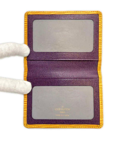 ルイ・ヴィトン パスケース ポルト2カルト ヴェルティカル エピ M63209 レディース LOUIS VUITTON