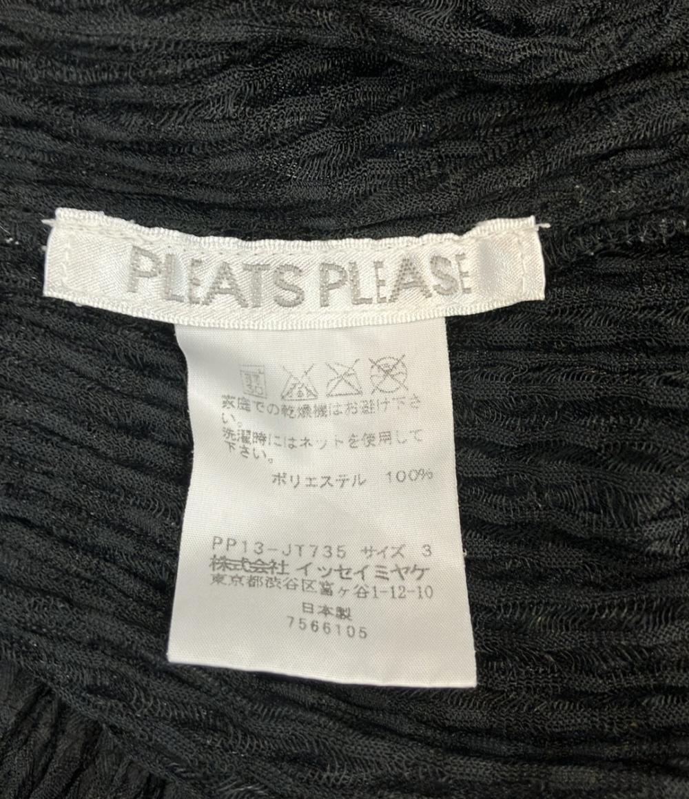 プリーツプリーズ ノースリーブシャツ ワンピース レディース SIZE 3 (L) PLEATS PLEASE