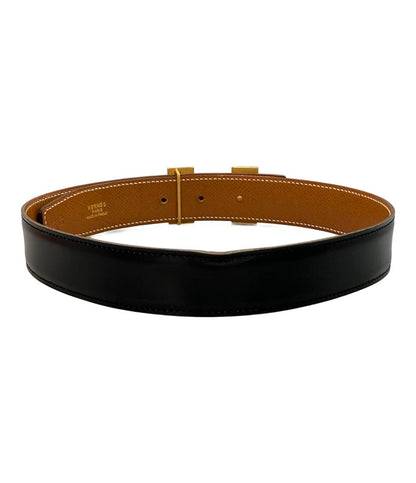 HERMES ベルト ⚪︎X刻印 ゴールド金具 Hバックル コンスタンス リバーシブル レディース エルメス