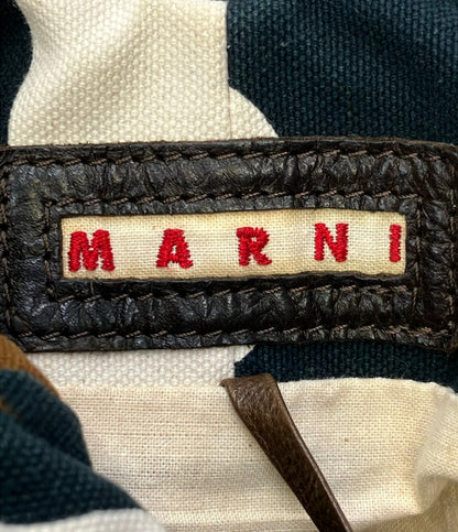 MARNI ハンドバッグ 幾何学模様 レディース マルニ