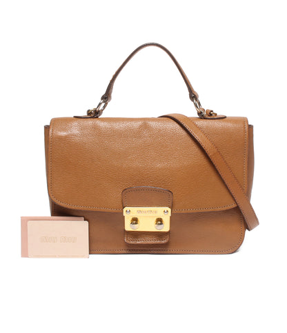 Miu Miu 2WAY ハンドバッグ ショルダーバッグ 斜め掛け レディース ミュウ ミュウ