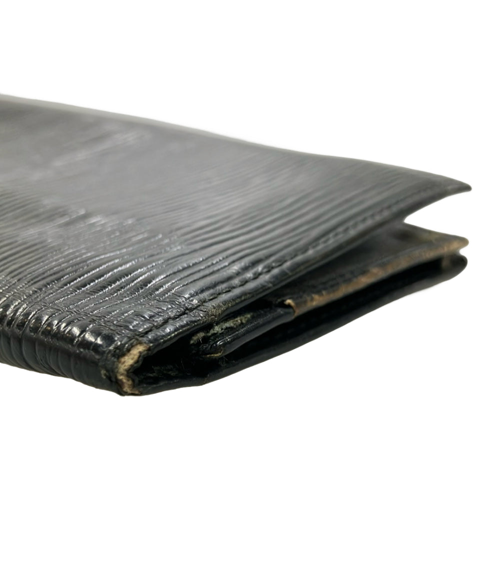 LOUIS VUITTON 二つ折り長財布 レザー ポルトカルトクレディ エピ M63212 メンズ ルイ・ヴィトン