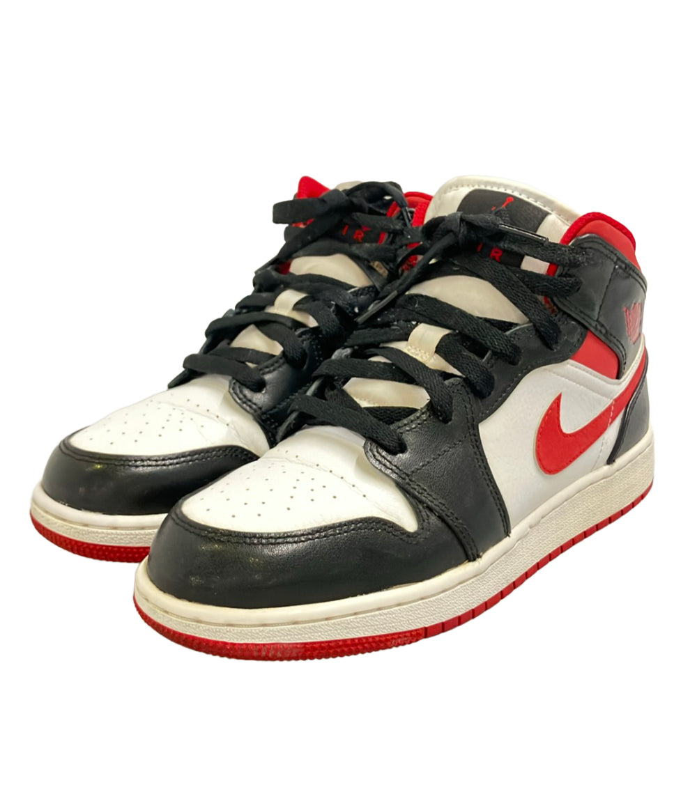 NIKE ハイカットスニーカー エアジョーダン1 ミッド DJ4695-122 レディース SIZE 24.0 ナイキ