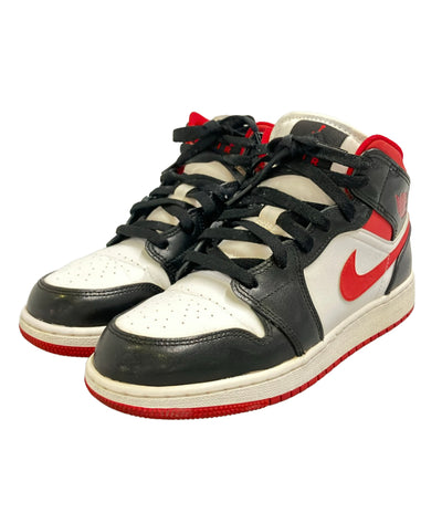 NIKE ハイカットスニーカー エアジョーダン1 ミッド DJ4695-122 レディース SIZE 24.0 ナイキ