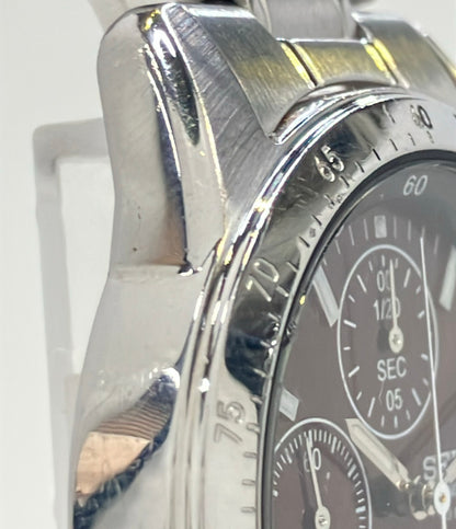 SEIKO 腕時計 クオーツ ブラウン 7T92-0DW0 メンズ セイコー
