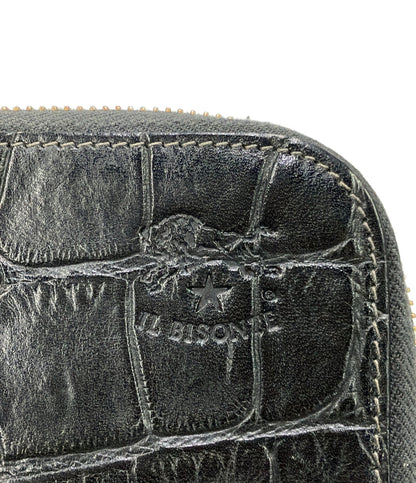 IL BISONTE コインケース クロコ型押し メンズ イルビゾンテ