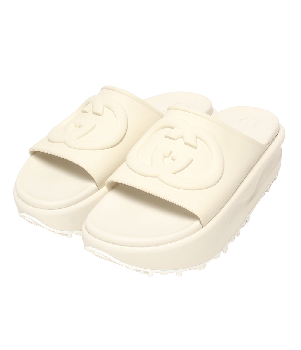 美品 GUCCI スライドサンダル インターロッキングG 692845 メンズ SIZE 40 (25cm) グッチ