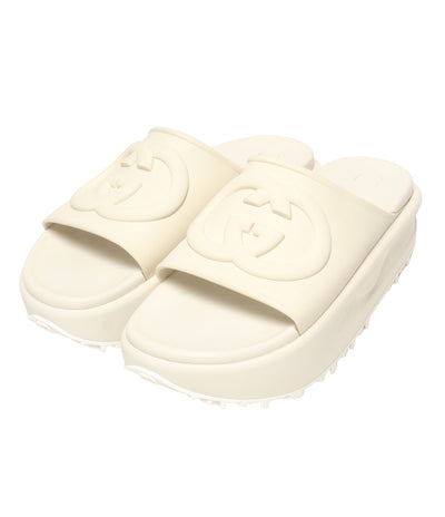 美品 GUCCI スライドサンダル インターロッキングG 692845 メンズ SIZE 40 (25cm) グッチ