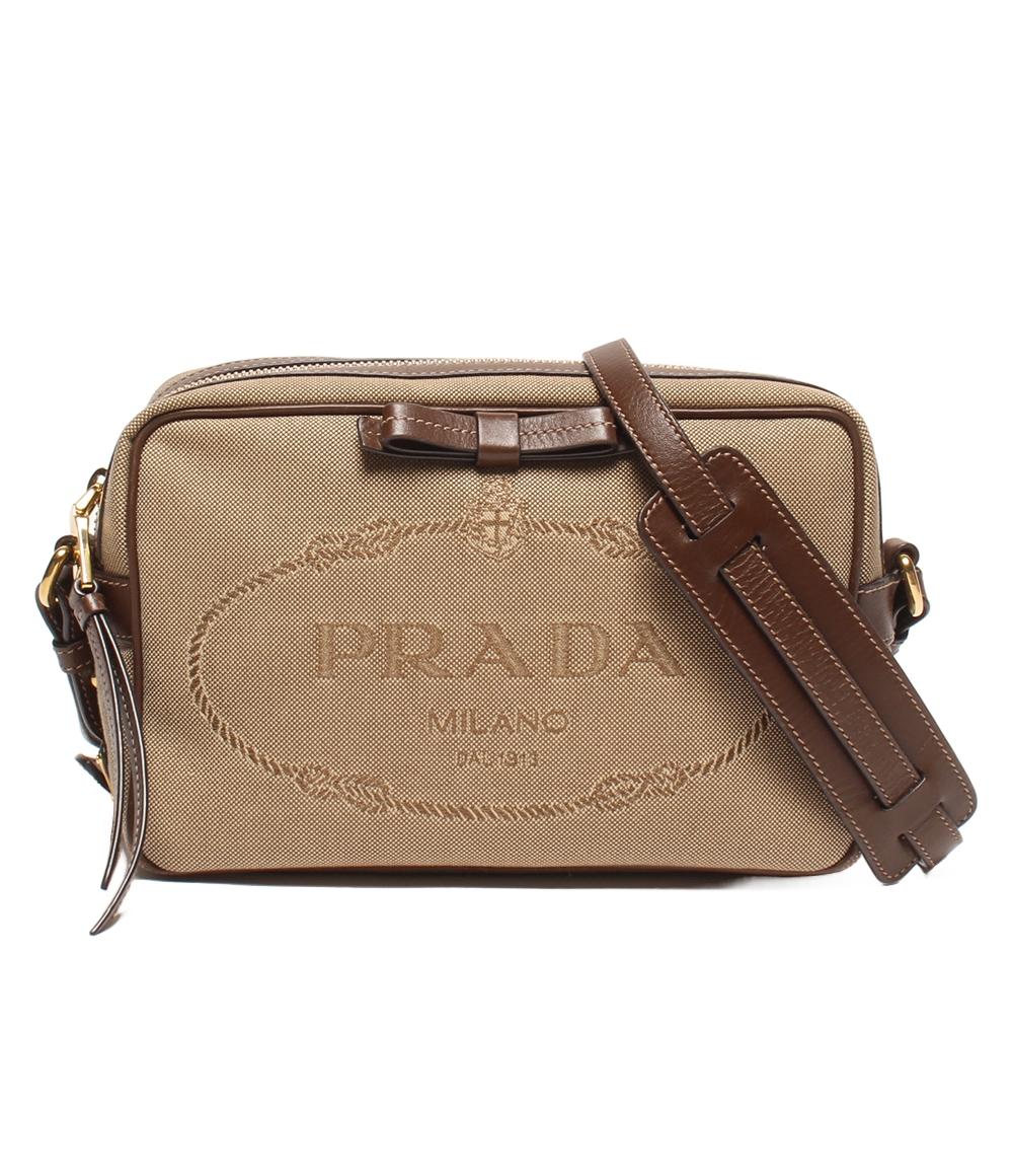 PRADA ショルダーバッグ 斜め掛け LOGO JACQUARD 1BH089 レディース プラダ