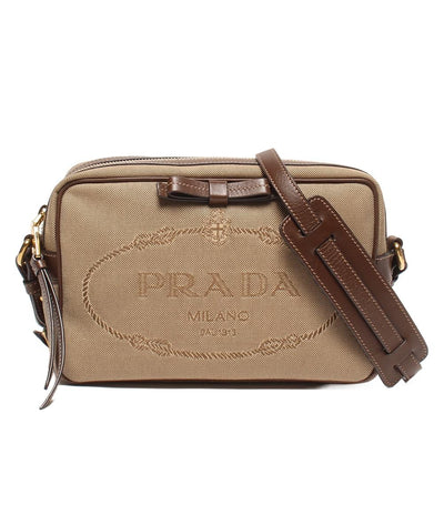 PRADA ショルダーバッグ 斜め掛け LOGO JACQUARD 1BH089 レディース プラダ