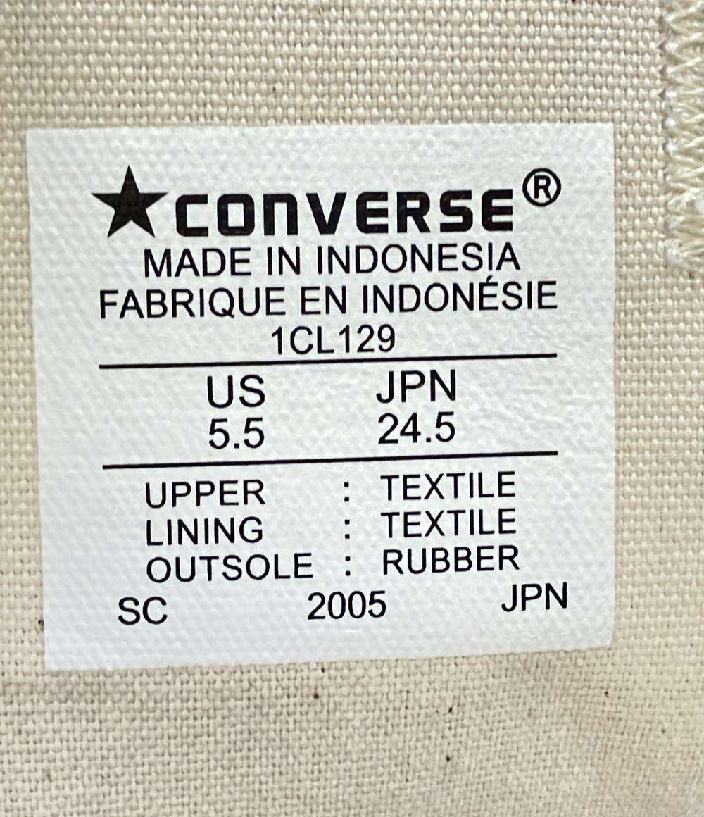 美品 CONVERSE ローカットスニーカー レディース SIZE 24.5 (L) コンバース