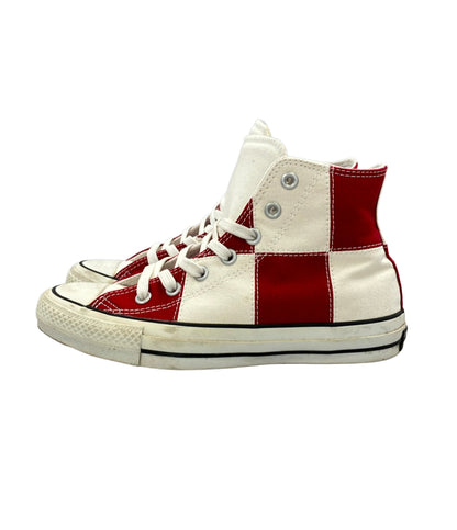 訳あり CONVERSE ハイカットスニーカー 市松模様 レディース SIZE 24.0 (L) コンバース