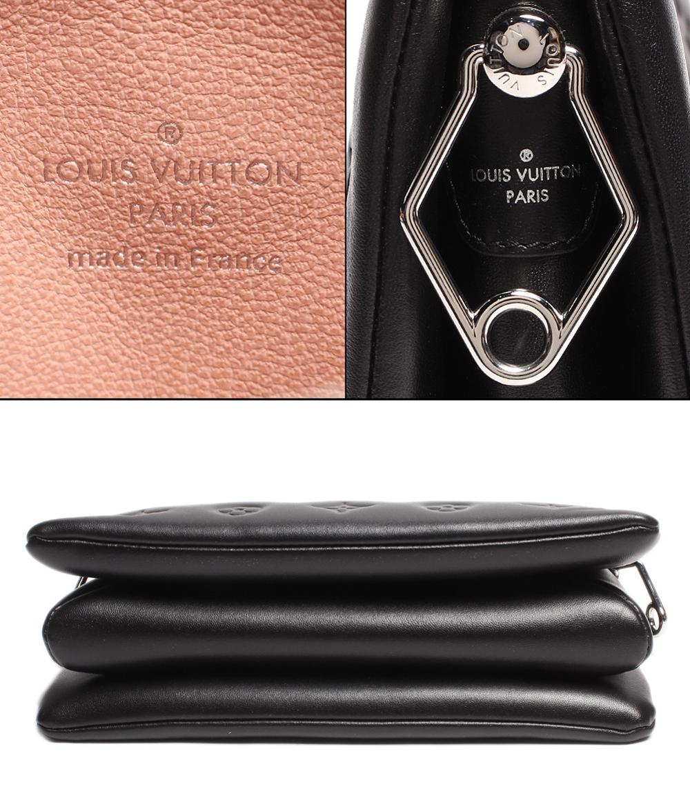 美品 ルイヴィトン 2wayレザーショルダーバッグ シルバー金具 クッサンPM モノグラム･モチーフ ラムレザー M23056 レディース Louis Vuitton