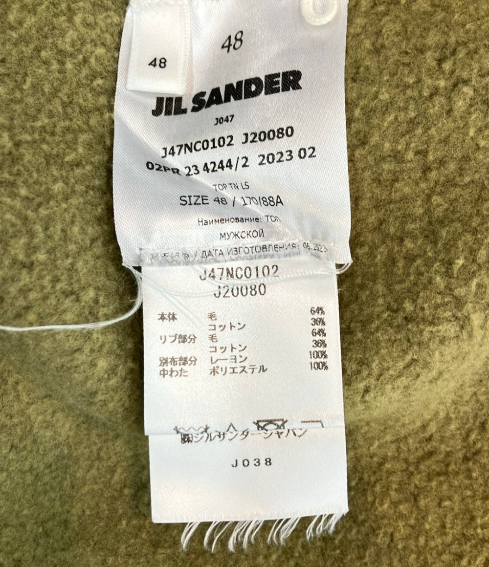 JIL SANDER+ スウェットシャツ スリット入り 48 J47NC0102 J20080 メンズ SIZE 48 (L) ジルサンダープラス