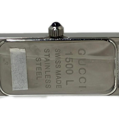 GUCCI 腕時計 クオーツ 水色 1500L レディース グッチ