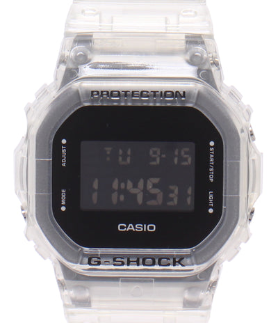 美品 CASIO 腕時計 スケルトン クオーツ ブラック DW-5600SKE メンズ カシオ