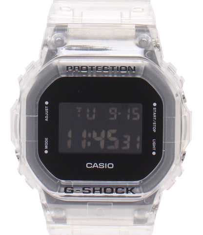 美品 CASIO 腕時計 スケルトン クオーツ ブラック DW-5600SKE メンズ カシオ