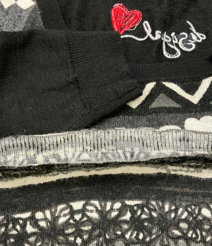 デジグアル 長袖ニットワンピース クールネック レディース SIZE S (S) Desigual