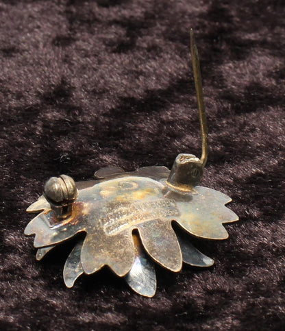 デビッド アンデルセン ブローチ SV925 フラワーモチーフ レディース DAVID ANDERSEN