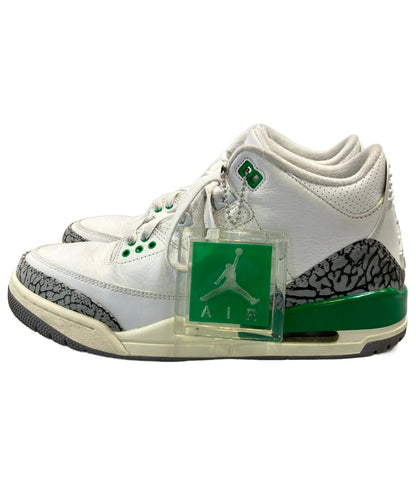 NIKE ミドルカットスニーカー AIR JORDAN 3 RETRO CK9246-136 レディース SIZE 24.5 (L) ナイキ