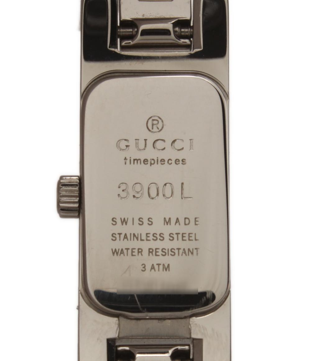 グッチ 腕時計 クオーツ ブラック 3900L レディース GUCCI