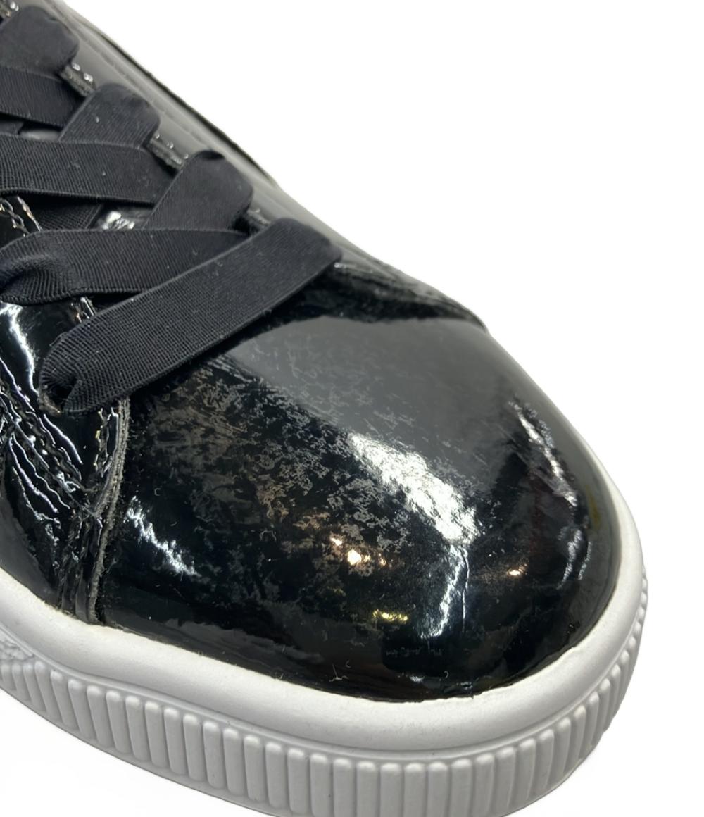 PUMA ローカットエナメルスニーカー バスケットボウ SB 367353-01 レディース SIZE 23.5 (M) プーマ