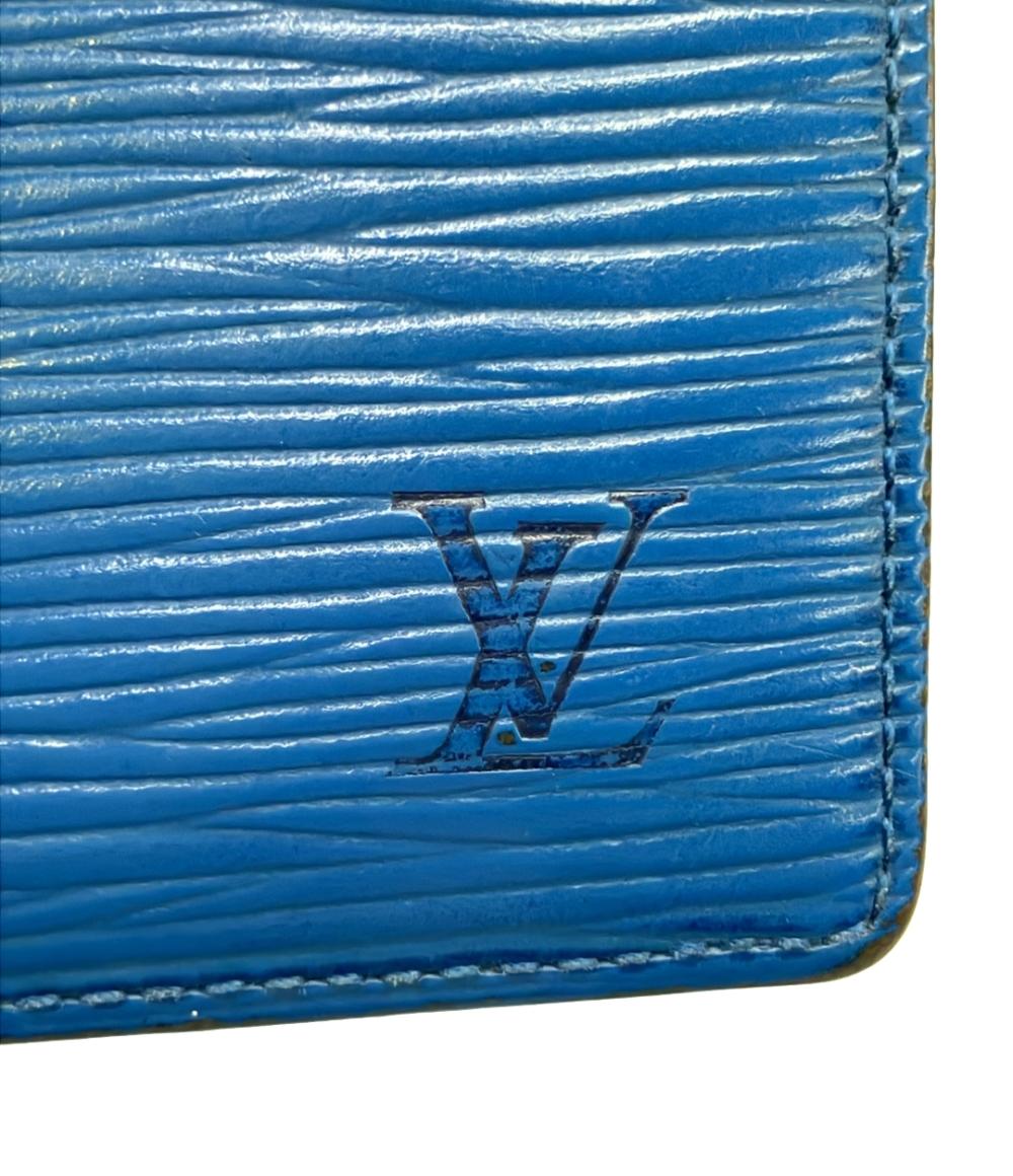 LOUIS VUITTON パスケース ポルト2 カルト ヴェルティカル エピ M63205 メンズ レディース ルイ・ヴィトン