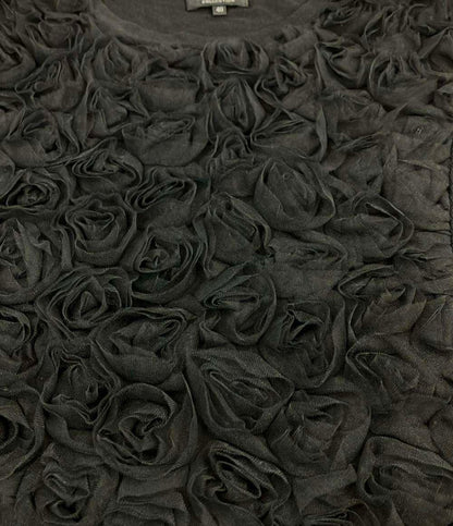 ランバン コレクション 半袖 ローズニット レディース SIZE 40 LANVIN COLLECTION