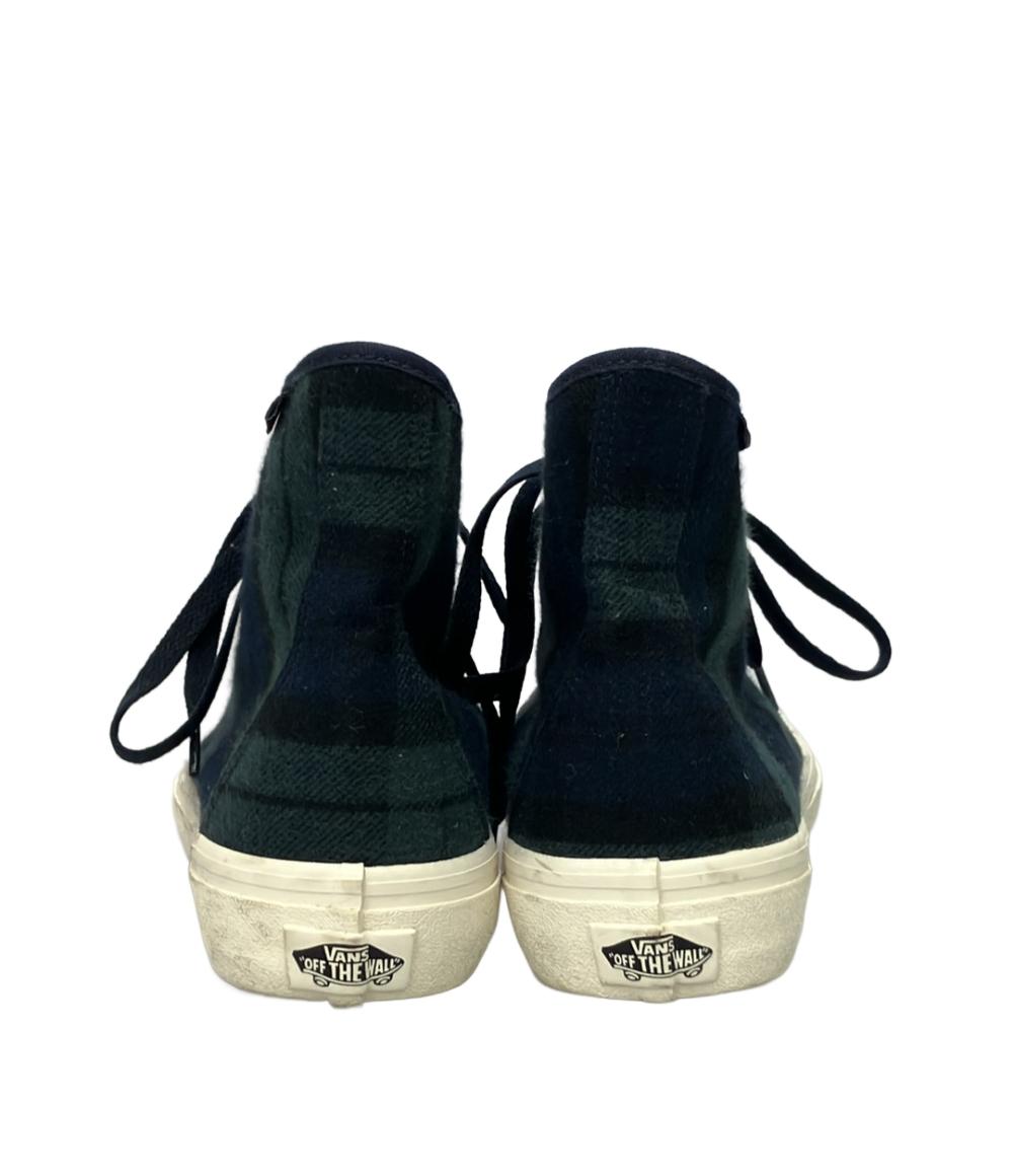 VANS ハイカットスニーカー チェック 568552-0002 メンズ SIZE 27.0 (L) バンズ