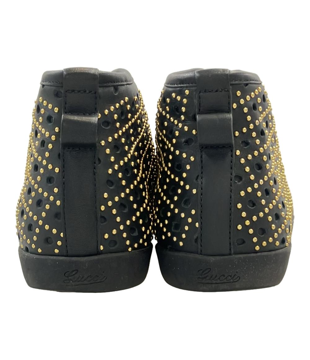 グッチ ハイカットスニーカー スタッズ レディース SIZE 36 1/2 (M