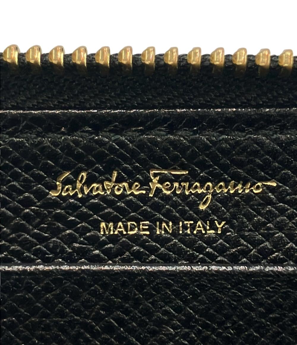 Salvatore Ferragamo ラウンドファスナー長財布 ヴァラ レディース サルヴァトーレフェラガモ