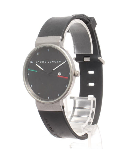 JACOB JENSEN 腕時計 クオーツ ブラック ユニセックス ヤコブイェンセン