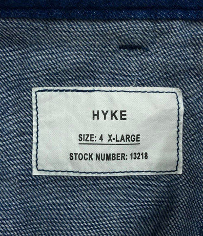 ハイク ワイドデニムパンツ ボタンフライ レディース SIZE XL (XL) HYKE