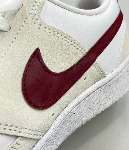 NIKE ローカットスニーカー COURT VISION FQ7628-100 レディース SIZE 24.5 (L) ナイキ